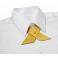 Gold Polyester Satin Crossover Tie